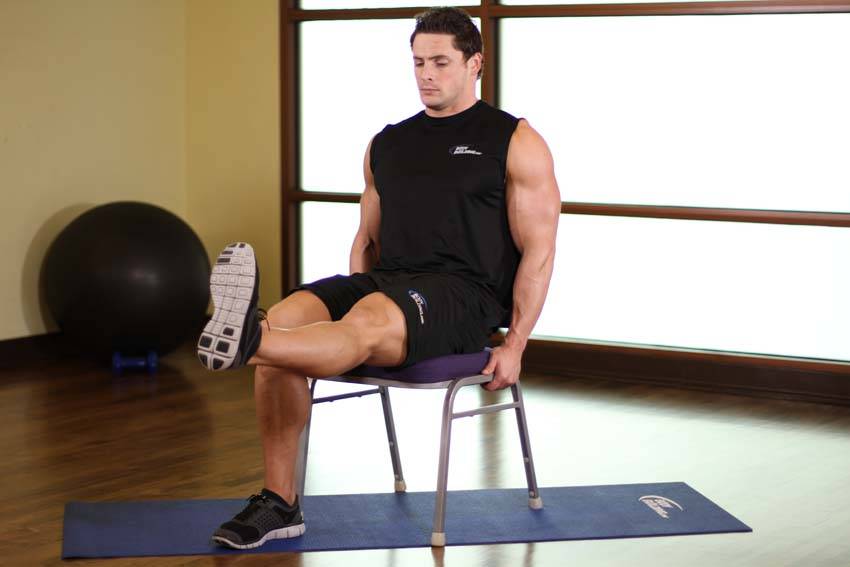Chair Leg Extended Stretch