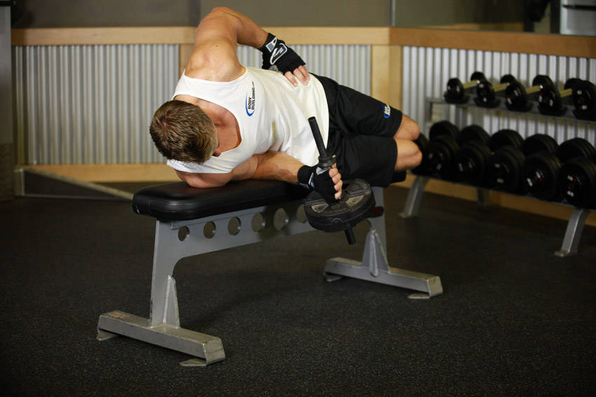 Dumbbell Lying Supination