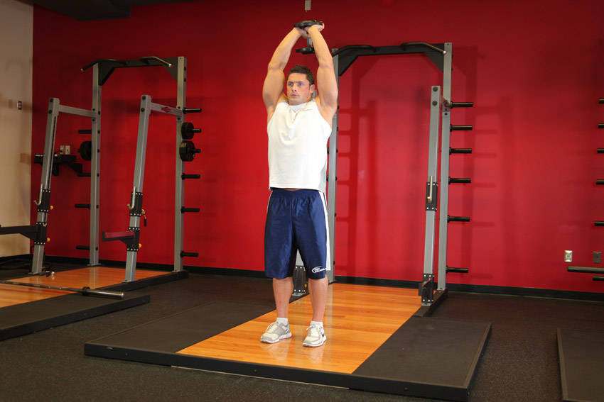 Standing Dumbbell Triceps Extension