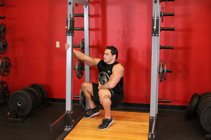Weighted Sissy Squat